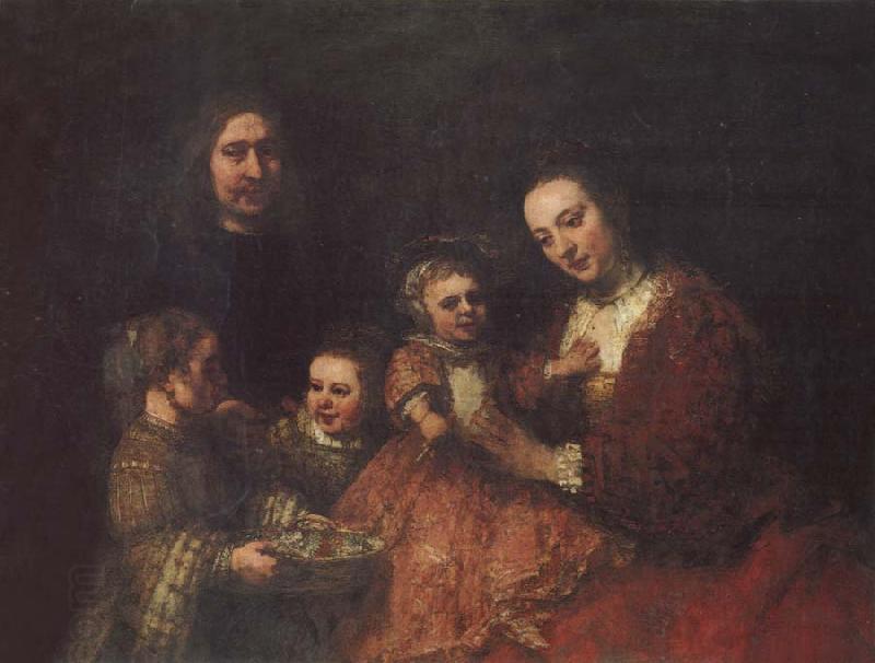 REMBRANDT Harmenszoon van Rijn Family Group China oil painting art